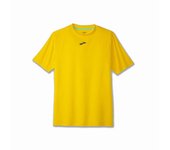 Camiseta de running brooks high point hombre amarillo