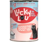 Lucky Lou Adult 6 x 400 g comida húmeda para gatos - Aves de corral y vacuno
