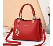 El Bolso Elegante de Wo con Correa Desmontable, Herrajes Dorados y Detalle de Hoja Chic - Cartera Blanca Estilosa para Uso Diario, Bolso Casual Moderno | Bolso de Mano con Encanto