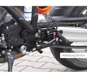 LSL Palanca de cambios de repuesto para reposapiés 118KT07-RRT - Negro