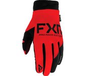 FXR Cold Cross Lite Guantes de motocross - Negro Rojo (S)
