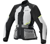 Alpinestars Stella Andes Air Drystar® Chaqueta textil impermeable para mujer - Negro Gris (2XL)