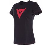 Dainese Demon Camiseta de las señoras - Negro Rojo (XL)