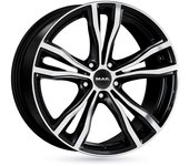 Llanta Mak X-mode 9x19 5x120 Et37 74.1 Hyper Black