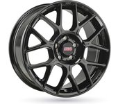 Llanta De Aluminio Bbs Xr 7.5x17 5x112 Et45 Brillo Negro