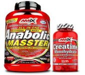 Amix Nutrition Pack Regalo Anabolic Masster 2,20 Kg + Creatina 30 Caps Fresa