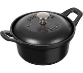 Staub Specialities La Coquette 12 cm, redondo, Negro