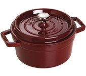 Staub La Cocotte 22 cm, redondo, Granadina, Hierro fundido