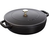 Staub Braisers Cazuela Chistera 24 cm, Hierro fundido