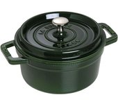 Staub La Cocotte 22 cm, redondo, Albahaca, Hierro fundido