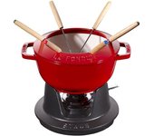 Staub Specialities Juego de fondue 18 cm, Cereza
