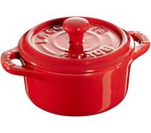 Staub Ceramique Mini cocotte 10 cm, redondo, Cereza, Cerámica
