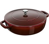 Staub Braisers Cazuela Chistera 28 cm, Hierro fundido