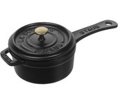 Staub Specialities Cazo 10 cm, Hierro fundido, Negro