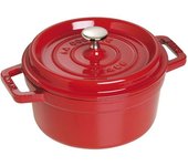 Staub La Cocotte 18 cm, redondo, Cereza, Hierro fundido