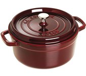 Staub La Cocotte 26 cm, redondo, Granadina, Hierro fundido