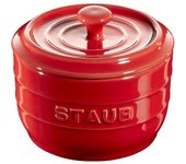 Staub Ceramique Tarro para sal Cereza, Cerámica