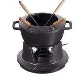 Staub Specialities Juego de fondue 16 cm, Negro