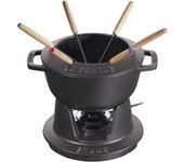 Staub Specialities Juego de fondue 18 cm, Negro