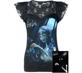 Camiseta de Corpse Bride - Emily - Glow In The Dark - S XXL - para Mujer - Negro