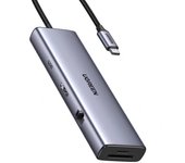 Ugreen Revodok USB-C 6-IN-1 Hub met 4K HDMI USB Tipo C 10000 Mbit/s