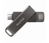 MEMORIA USB-C / LIGHTNING 64GB SANDISK IXPAND LUXE SILVER / BLACK