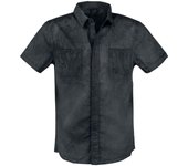 Camisa manga Corta de Brandit - Roadstar - S XXL - para Hombre - Negro