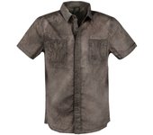 Camisa manga Corta de Brandit - Roadstar - S XXL - para Hombre - Marrón