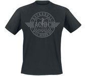 Camiseta de AC/DC - Rock & Roll - Will Never Die - M 4XL - para Hombre - Negro