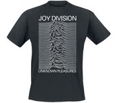 Camiseta de Joy Division - Unknown pleasures - S XXL - para Hombre - Negro