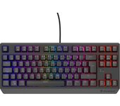 Teclado gaming genesis thor230 tkl rgb mecanico negro switch outemurojo hot swap
