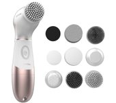 Cepillo Facial - CECOTEC Bamba FaceCare Total Clean, 9 Cabezale, Giro de 360º, Incluye Bolsa Viaje