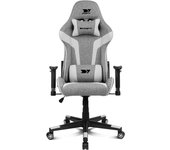 Drift DR90 Silla Gaming de Tela Gris/Blanca