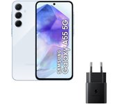 Samsung Galaxy A55 5G 8/128GB Azul Claro Libre + Cargador