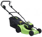 VidaXL Cortacésped a Batería 40L + 2 Baterías 20V