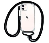 Cool Funda con Cordón Negro para iPhone 12 Mini