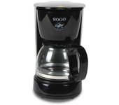 Sogo Cafetera de Goteo Eléctrica 0,6L 650W Negra