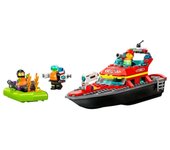 Lego City Barco de Rescate Contra Incendios