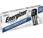 Energizer Ultimate Lithium Pack de 10 Pilas AAA