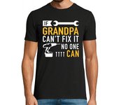 Camiseta Hombre Manga Corta si el abuelo no puede arreglarlo nadie laTostadora