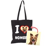 Bolsa De Tela bolsa i love foto texto personalizable laTostadora