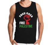 Camiseta Hombre Sin Mangas libre gaza palestina libre laTostadora
