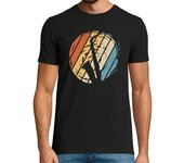 Camiseta Hombre Manga Corta Retro Saxophone Player Saxofon laTostadora