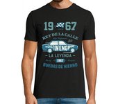 Camiseta Hombre Manga Corta 1967 Rey De La Calle Coche Vintage laTostadora