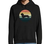 Sudadera Con Capucha Para Hombre perros salchicha retro teckel laTostadora