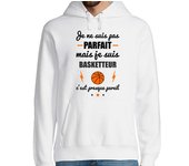 Sudadera Con Capucha Para Hombre no perfecto baloncesto jugador de balon laTostadora
