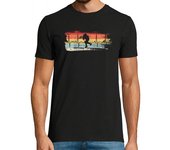Camiseta Hombre Manga Corta Ice Hockey Retro laTostadora