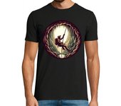 Camiseta Hombre Manga Corta espeleología retro explorar aventura laTostadora