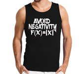 Camiseta Hombre Sin Mangas prevenir la negatividad matemáticas mat laTostadora