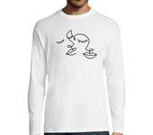 Camiseta Hombre Manga Larga Hombre, manga larga, blanco laTostadora